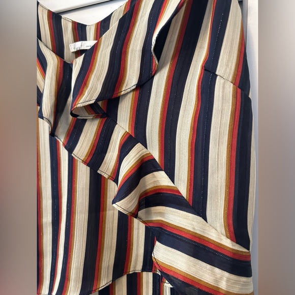 Anthropologie Floreat Stripe Ruffle
Blouse Women’s Size Large - Picture 4 of 8